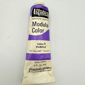 Liquitex Artists Acrylic Modular Color Value 4 Purple 2oz Tube Vintage Pigment